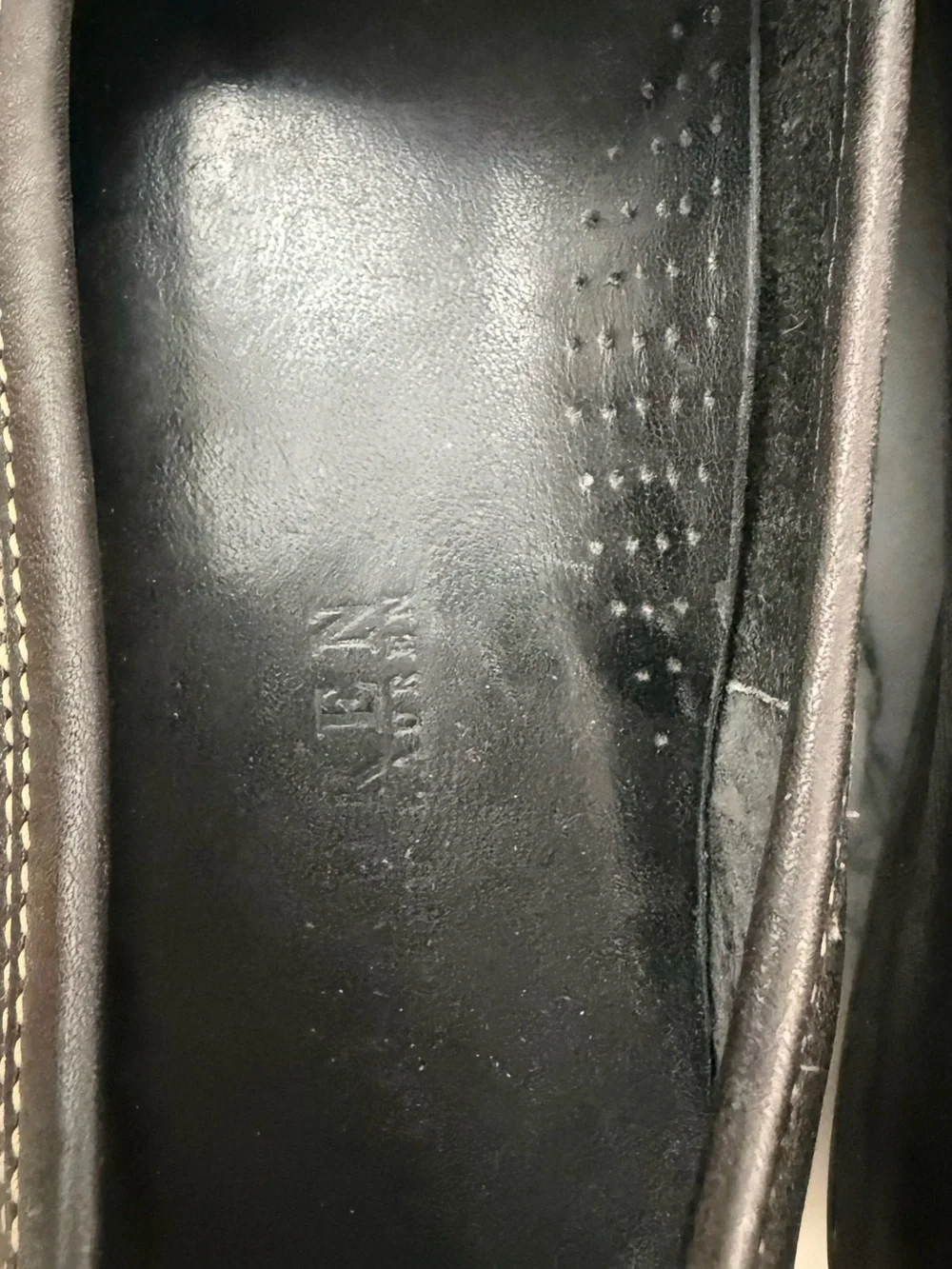 Ralph Lauren Brown Leather Loafer